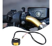 22mm Motorcycle ON-Off Switch Handlebar Mounted Control for LED Headlamp Fog Light Bar E-Bike Scooter Off-Road Vehicle Yellow