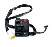 22mm Motorcycle Switch Horn Button Turn Fog Lamp Light Start Handlebar Controller Compatible With Motorcycle Models Universal Fit(Left)