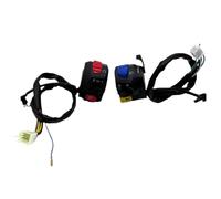 22mm Motorcycle Switch Horn Button Turn Light Electric Start Kill Switch Handlebar Controller Compatible With EN125 Aftermarket Replacement(1 pair)