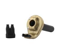 22mm Motorcycle Throttle Twist Grip Handle Compatible With Standard Handlebar Grips Double Span Wire System Compatible with Throttle Control(Golden)