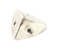 22mm Nickel Plated Replacement Case Corners for Suitcase and Luggage 8 Pack