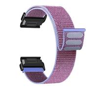 22mm nylon Strap for Garmin Fenix 8 47mm 7 6 Pro 5 soft Watch Band for Garmin tactix Quatix 8 7 47mm MARQ epix Instinct 2 3 45mm descent G2 G1 weave Quick drying Wristband ((S)_Purple,22mm)