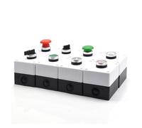 22mm ON-OFF Elevator，fire Push button switch 4 Screws Circular small size Flat round Panel Cutout LA38-11BN LA38-11BNZS IDGTTLDF(11BN-green)