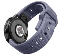 22mm Quick Fit Strap Compatible with Garmin Watch for Fenix E/8 47mm /7/7 Pro/6/6 Pro/5/5 Plus/Forerunner 965/955/945/935/745/Epix 2/Approach S70 47mm/S62/S60/Quatix 7/6/5 Soft Silicone Band for Men