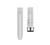 22mm Quick Release Silicone Sports Strap Fit For Garmin Descent G1 Solar/EPIX/instinct 2/Forerunner 945 745/MARQ/Fenix8/7/7x/5 Plus(White,For instinct 2 45mm)