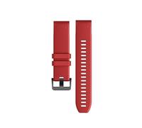 22mm Quick Release Silicone Sports Strap Fit For Garmin MARQ Gen 2/Epix/Aproach S70 47mm/Forerunner 965 955(Style 2 Red,For Forerunner 965)