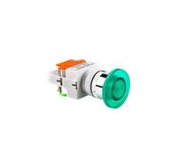 22mm Red Mushroom Head Push Button Switch LAY37-11M/LAY37-11MD AC 660V 10A NO/NC Self-reset/Momentary(LAY37-11MD-G,36v)