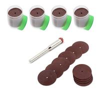 22mm Resin Cutting Discs, 140PCS Mini Resin Cutting Discs Set, Mini Cutting Disc Rotary Tool Set With 3.1mm Mandrel for Dremel Rotary Tools Universal