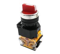 22MM Selector Knob Rotary Switch Latching Momentary 2NO 1NO1NC 2 3 Position DPST 10A 400V Power Switch ON/OFF Red Green Black