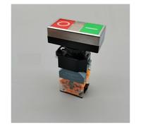 22mm Self-reset double-position double-head button switch Red-green band lamp LA38-11D/RG flat-end switch 22mm IDGTTLDF(Lighted,24V)