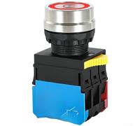 22mm Self Resetting Push Button Switch XM38E 11DNJ with Silver Contacts for Electrical Equipment and Industrial Automation Control Panels (A)