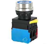 22mm Self Resetting Push Button Switch XM38E 11DNJ with Silver Contacts for Industrial and Commercial Electrical Applications (D)