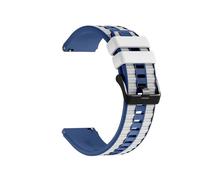 22mm Silicone Band For Huawei Watch 5 4 GT6 GT5 Pro GT4 46mm Ultimate 2 Replace Bracelet(Blue white,For GT5 GT4 46mm)