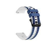 22mm Silicone Band For Huawei Watch 5 4 GT6 GT5 Pro GT4 46mm Ultimate 2 Replace Bracelet(White blue,For GT5 GT4 46mm)