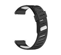 22mm Silicone Breathable Band For Huawei Watch Ultimate GT4 GT5 GT5Pro 46MM GT3 GT2 Replace Sports Bracelet Accessories(Black white,For GT5 46mm)
