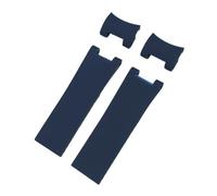 22mm Silicone Rubber Watchbands,For Diver Silver Rose Gold Folding Buckle Black Blue Watch Strap