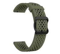 22mm Silicone Soft Strap For COROS PACE 4 Breathable Band For COROS APEX 4 42mm 2 Pro 46mm/PACE Pro 3 Sports Bracelet Watchbands army green 1Pcs 22mm