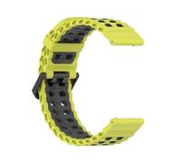 22mm Silicone Strap For Huawei GT6Pro GT6 GT5 GT5Pro GT4 46mm GT Runner2 Breathable Sports Band For Huawei Watch 5 4 Bracelet(Lime black,22mm)