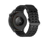 22mm Silicone Strap For Huawei GT6Pro GT6 GT5 GT5Pro GT4 46mm GT Runner2 Breathable Sports Band For Huawei Watch 5 4 Bracelet Accessories(Black,For Ultimate 2)