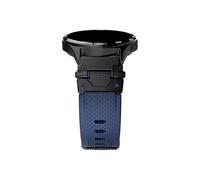 22mm Silicone Watch Band Fit for Huawei Watch GT 5 4 Pro 46mm/Amazfit Balance Falcon/Oneplus 2 2R Watch Strap(Black blue,22mm)