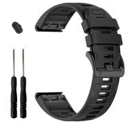 22mm Silicone Watchband Compatible with Garmin tactix 8/Fenix 8 pro AMOLED 47mm/7 Pro/7/6 Pro/6/5 Plus/5,QuickFit Straps for Fenix E/Forerunner 945/955/965/970/epix Pro/Approach S70/S62/quatix 8 47mm