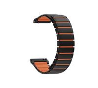 22mm Silicone Wristband For Huawei Watch GT 6 5 Pro 4 46mm Runner2 Ultimate 2 Band Replacement Sports Bracelet Correa Accessories(Black orange,For GT Runner 2)
