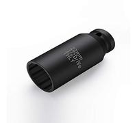 22mm Socket 1/2 Drive, 12-Point Deep Socket Set 1/2 Inch Impact Drive, CR-MO for Easy Removal of Axle Shaft Nuts (22MM)