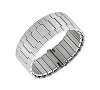 22mm Stainless Steel Elastic Stretch Strap For Huawei Watch GT5 GT4 GT3 Pro 46mm Metal Strap for Samsung Galaxy Watch 3 45mm bracelet Accesorios(Silver,22mm M)