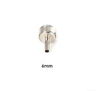 22mm Stainless Steel Nozzle Compatible with 858D+ 8586 858 Series Hot Air Soldering Welding Station, Heat Resistant Replacement Part for Rework Tools(6mm)