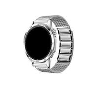 22mm Stainless Steel Watch Band Fit for Huawei Watch GT 2 3 4 pro 46mm 2e/Samsung Galaxy Watch3 45mm Milanese Loop Strap(Silver,For Galaxy Gear S3)