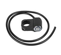 22mm Steel Handlebar Switch, Motorcycle Headlight Switch with Self - Return Button, Blue Indicator Light for ATV Electric Bike Cross - Country Sports Bike