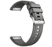 22mm Strap Compatible with Garmin Venu 4 45mm/Venu 3/Vivoactive 4/Huawei GT6/GT5 46mm Quick Release Straps 22mm for Galaxy Watch 3 45mm/Gear S3 Classic One-click Silicone Band (Grey)