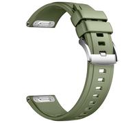 22mm Strap Compatible with Garmin Venu 4 45mm/Venu 3/Vivoactive 4/Huawei GT6/GT5 46mm Quick Release Straps 22mm for Galaxy Watch 3 45mm/Gear S3 Classic One-click Silicone Band (Green)