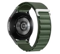 22mm Strap For Garmin Forerunner 745/265/255/955/570/970 Vivoactive 4/ Venu 2/3 / 4 Music Women/Men,Stretchy Sport Solo trail Loop Bands Nylon (Green)