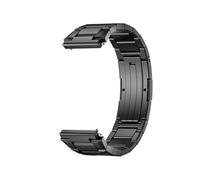 22mm Titanium Alloy Watchband For Huawei Ultimate 2 Watch 5 4 GT6 GT5 GT3 Pro GT4 46mm Replace Bracelet Accessories(Black,For Watch 5 46mm)