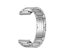 22mm Titanium Alloy Watchband For Huawei Ultimate 2 Watch 5 4 GT6 GT5 GT3 Pro GT4 46mm Replace Bracelet Accessories(Silver,For Watch 5 46mm)