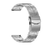 22mm Titanium Strap fit for Huawei Watch GT5 GT4 46mm Watch 4/4 Pro Smart Watch Band fit for Amazfit Balance GTR 4 3 2 Business Bracelet(Silver,For Huawei GT3pro 46)