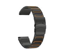 22mm Titanium Strap For Huawei Watch 5 4 Pro GT2 GT3 GT4 GT5 GT6 46mm Replace Bracelet For Huawei GT5Pro GT6Pro Wristband(Black orange,For Ultimate)