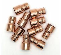 22mm to 15mm Solder Ring Copper Straight Fitting Reducing Coupling 1 x Pack of 10