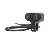 22mm Universal 3way Switch Motorcycle ON OFF For Mini Driving Light Switch With Clip Waterproof DC12V/10A Black Button For Motorcycle Handlebar Ignition Switch