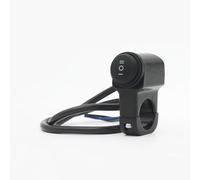 22mm Universal 3way Switch Motorcycle ON OFF For Mini Driving Light Switch With Clip Waterproof DC12V/10A Black Button For Motorcycle Handlebar Ignition Switch