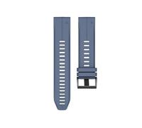 【22mm】 Universal Flat Weave Quick Release Silicone Water Proofing Sweat Reduce Watch Band for Various Models Mens with (Navy, One Size)