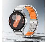 22mm Universal Titanium Watch Band for Huawei GT6/GT6 Pro/GT5/4/3 Pro/3 46mm, Garmin Fenix 8 47mm/Fenix 6 Pro/7/5 Plus- Hybrid Silicone Lining, Adjustable, Lightweight Anti-Slip, No Hair Pull