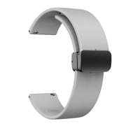22mm Watch Band - Quick Release Magnetic Silicone Strap | Soft Rubber Folding Buckle | Comfortable Sport Band For Men Women Universal Smartwatch Smooth Clasp Adjustable