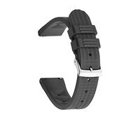 22mm Watch Bands Fit For Waffle Rubber Straps Waterproof Stainless Steel Gold/Black/Silver Buckle Watch Accessories