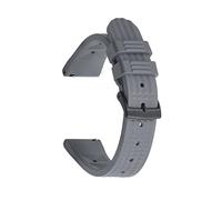 22mm Watch Bands Fit For Waffle Rubber Straps Waterproof Stainless Steel Gold/Black/Silver Buckle Watch Accessories