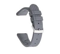 22mm Watch Bands Fit For Waffle Rubber Straps Waterproof Stainless Steel Gold/Black/Silver Buckle Watch Accessories