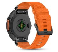 22mm Wear-Resistant Nylon Band Compatible with Garmin Fenix 8-47mm/E-47mm/7/7pro/6/6pro/5/5plus, Quick Fit Farbic Strap for Forerunner 970/965/955/945/935/745/Tactix 8-47mm/Epix Pro 47mm/Instinct 2