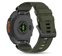 22mm Wear-Resistant Nylon Band Compatible with Garmin Fenix 8-47mm/E-47mm/7/7pro/6/6pro/5/5plus, Quick Fit Farbic Strap for Forerunner 970/965/955/945/935/745/Tactix 8-47mm/Epix Pro 47mm/Instinct 2