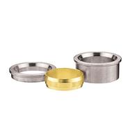 22mm x 15mm 3 Part Chrome Reducing Set - Pack of 2